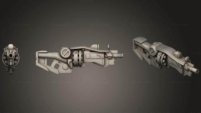 Оружие (Научно-фантастический дробовик 2, WPN_0176) 3D модель для ЧПУ станка
